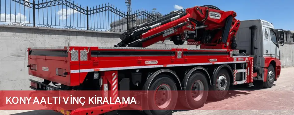 Konyaaltı İlçemi Vinç Kiralama